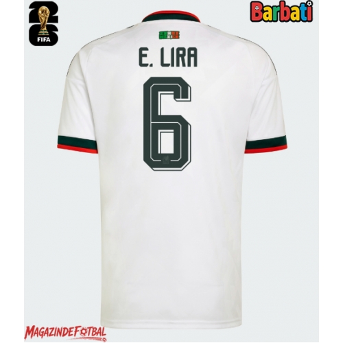 Mexic Erik Lira #6 Tricou Fotbal Replică Mondial 2026 Barbati Deplasare Mexic Erik Lira #6 Tricou Fotbal Replică Mondial 2026 Barbati Deplasare